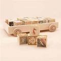 Watercolor ABC Blocks with Wagon