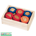Guidecraft Geometric Counting Cylinders